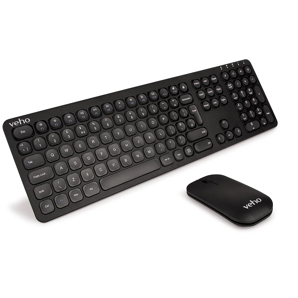 Veho HUT8 WZ-1 2.4ghz Slimline Wireless Keyboard & Mouse Bild 1