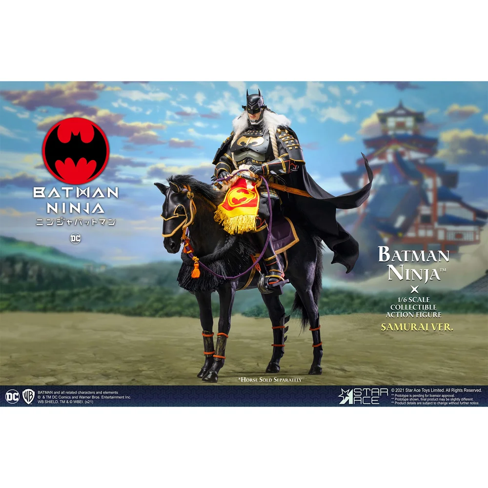 Star Ace Batman Ninja My Favourite Movie 1/6 Scale Collectible Action Figure - Batman (Samurai Version) With Horse Bild 1
