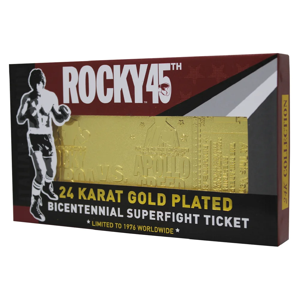 Rocky - 24K vergoldetes Ticket Rocky V Apollo Creed Bild 1