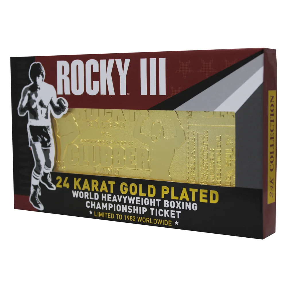 Rocky - 24K vergoldetes Ticket Rocky V Clubber Lang Bild 1