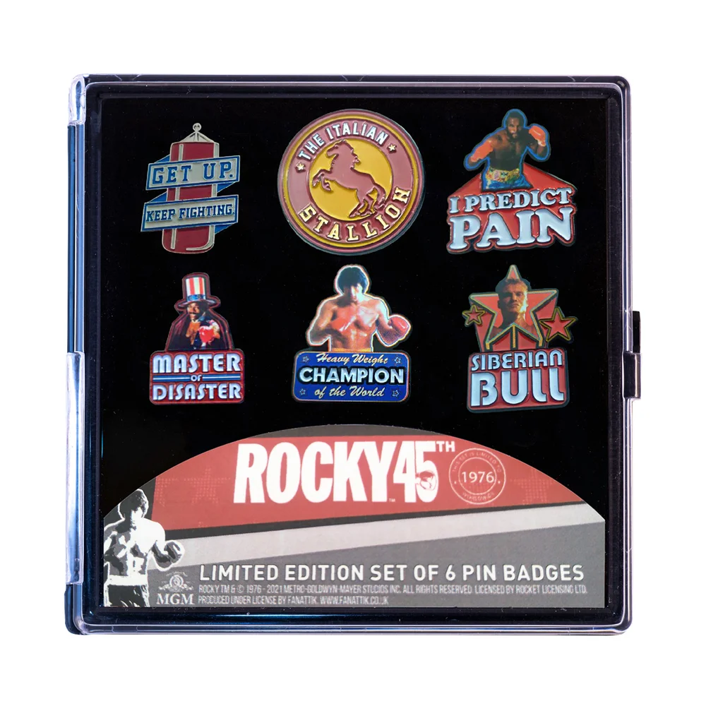 Rocky - 6er-Pack Premium-Anstecknadeln in limitierter Auflage Bild 1