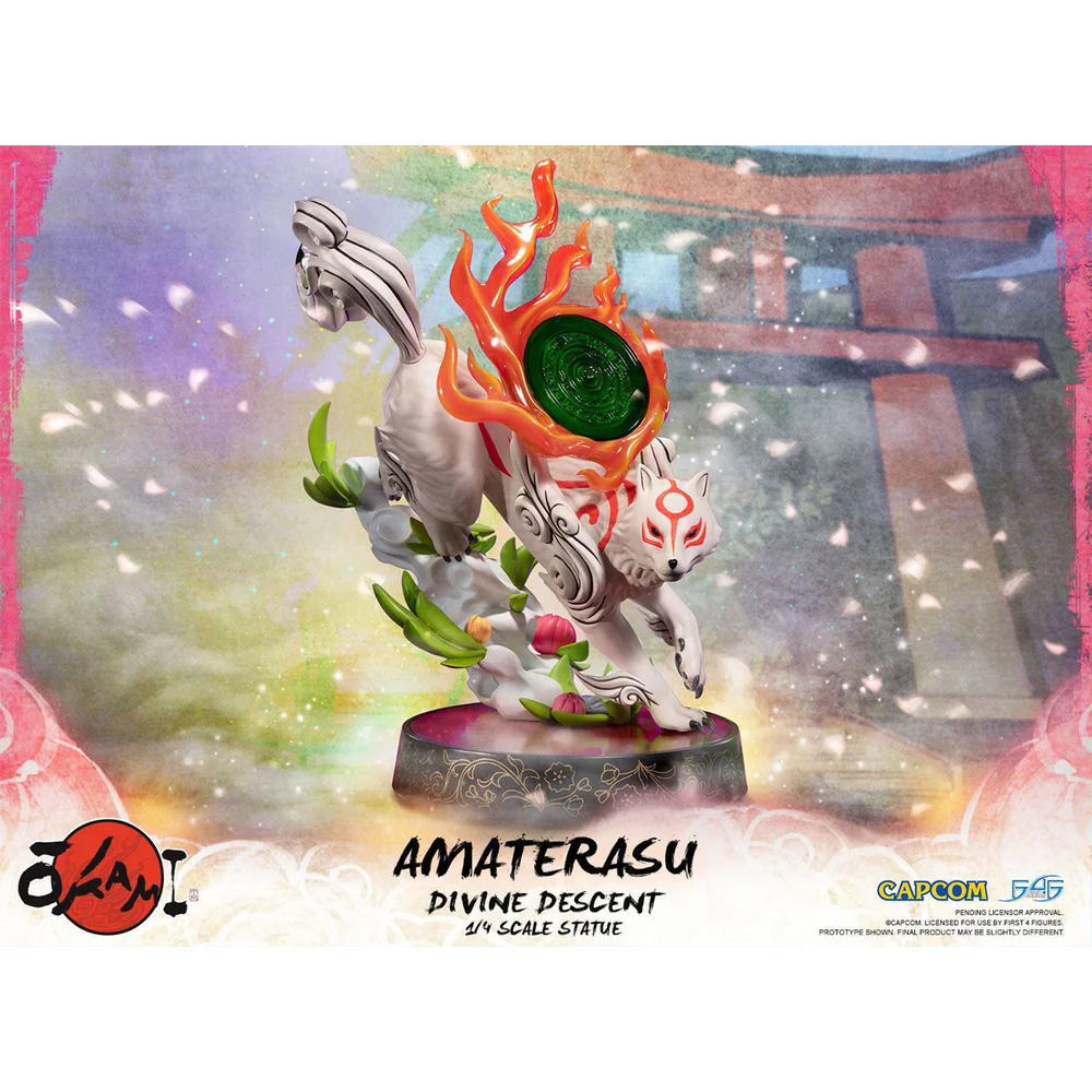 First 4 Figures - Okami Amaterasu Divine Descent Harzfigur Bild 1