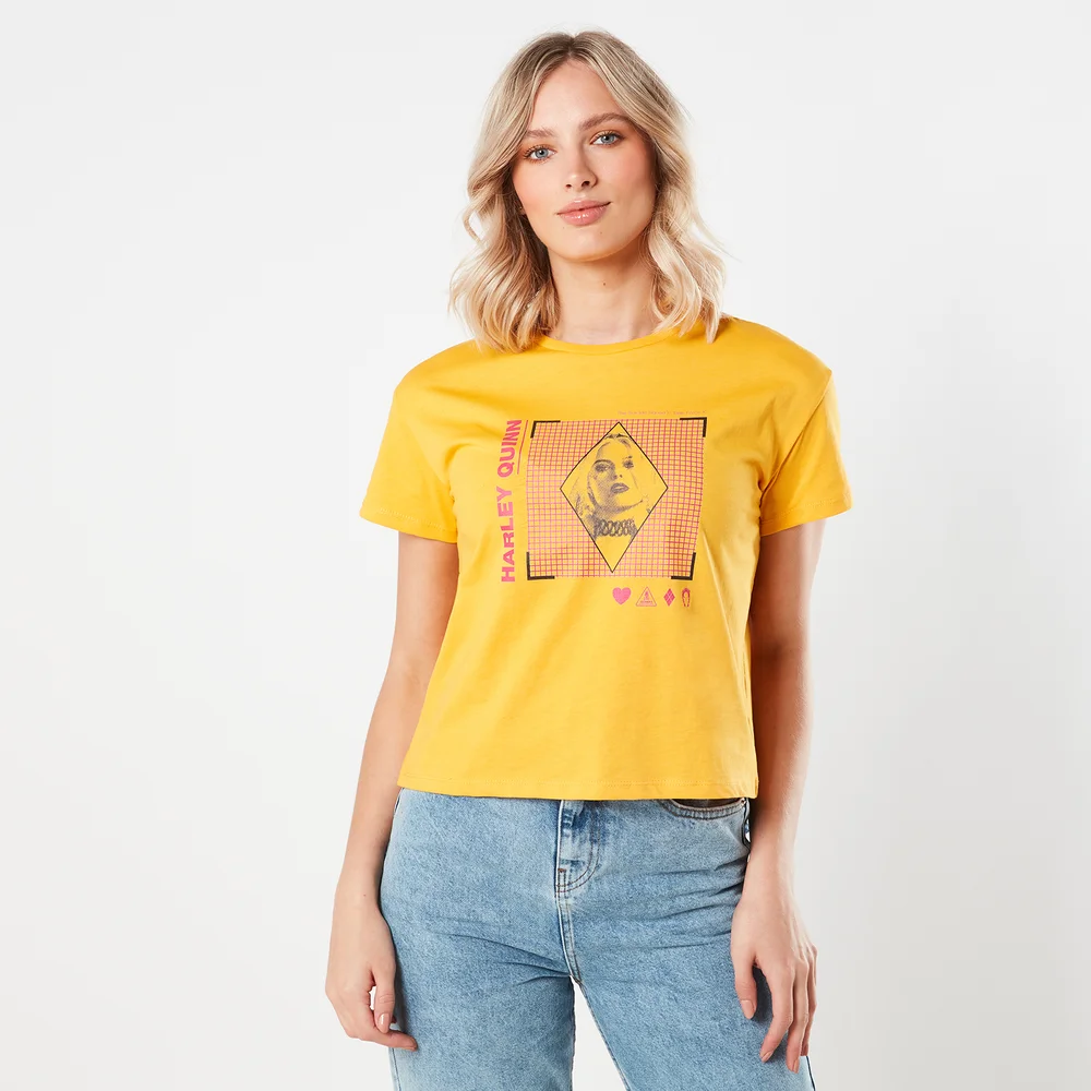 Suicide Squad Harley Quinn Women's Cropped T-Shirt - Mustard - XS Bild 1