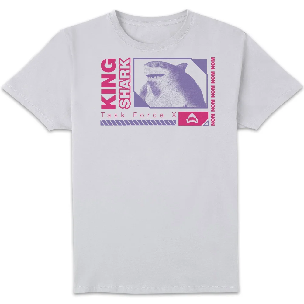 Suicide Squad King Shark Unisex T-Shirt - White - S Bild 1