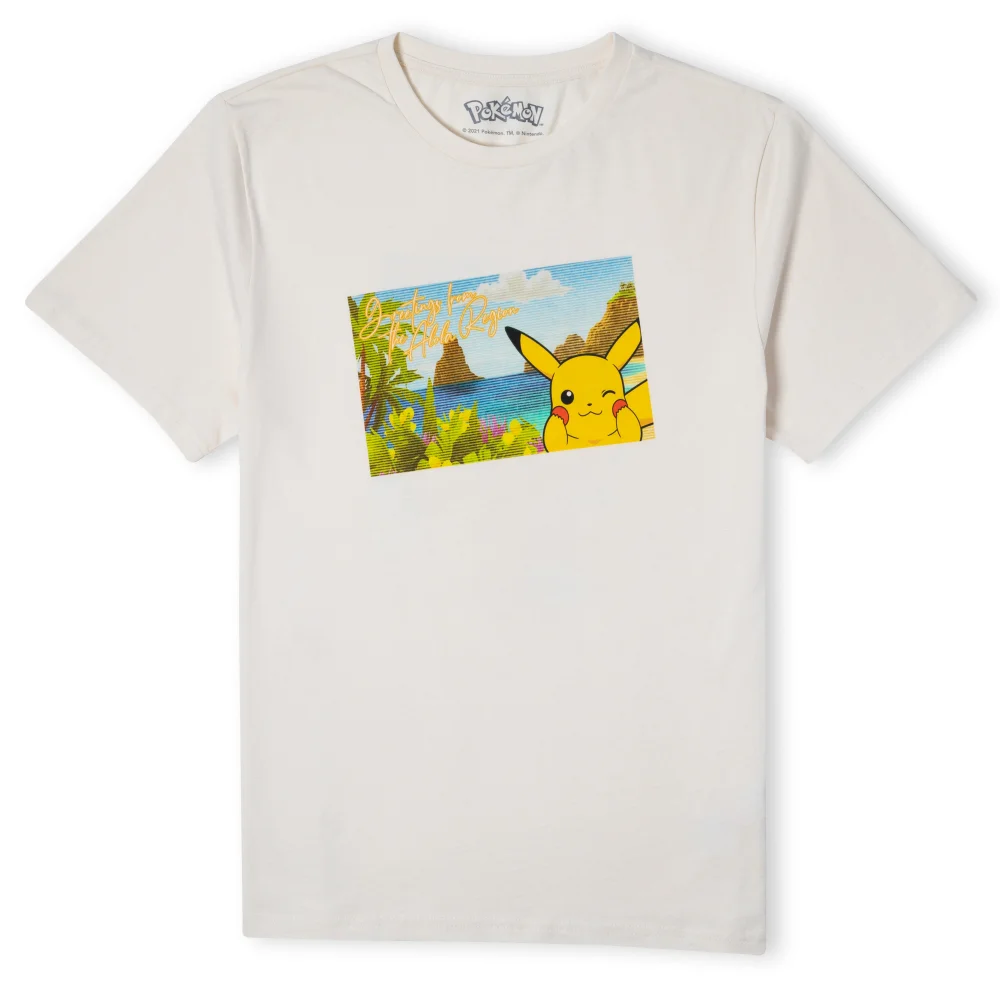 Pokémon Pikachu Exploring The Alola Region Unisex T-Shirt - Cream - L Bild 1
