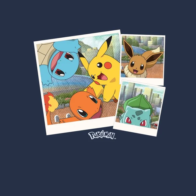 Pokémon Walking Along The Waterfront Unisex T-Shirt - Navy