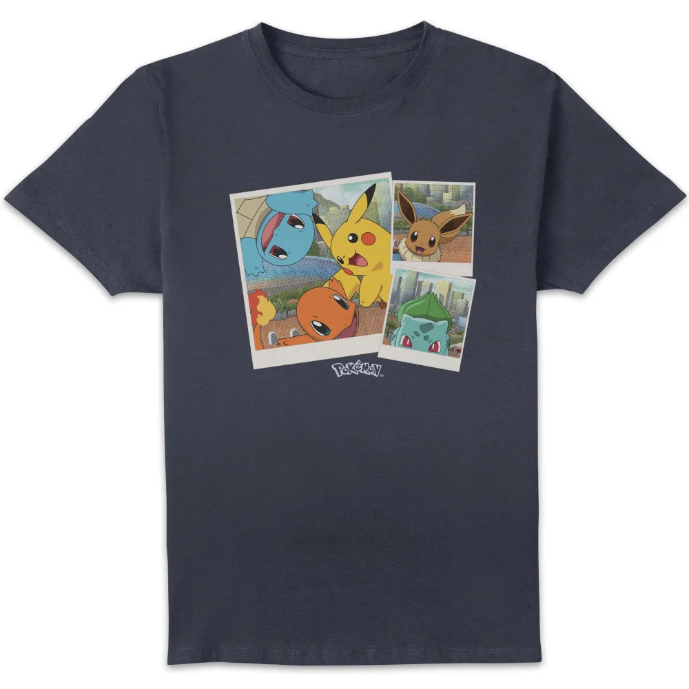 Pokémon Walking Along The Waterfront Unisex T-Shirt - Navy - S Bild 1