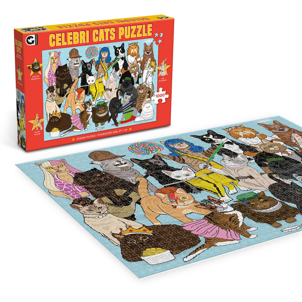 Celebri Cats Jigsaw Puzzle Bild 1