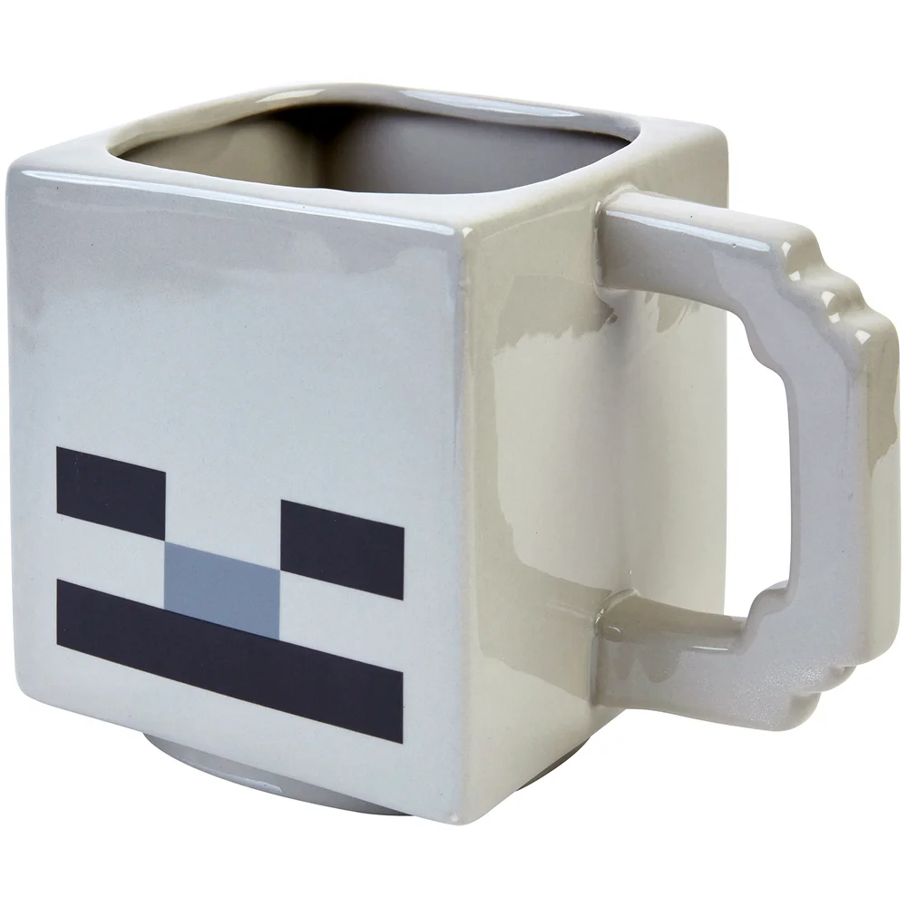 Minecraft Skeleton 3D Sculpted Ceramic Mug Bild 1