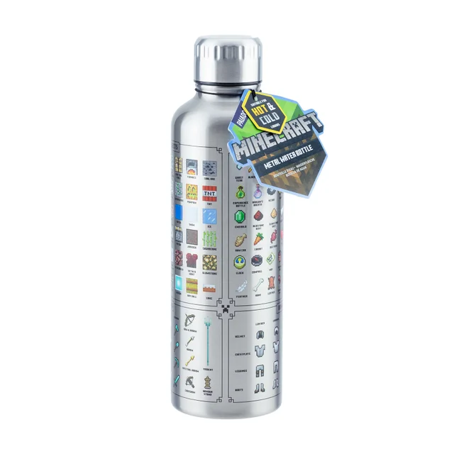 Minecraft Metal Water Bottle