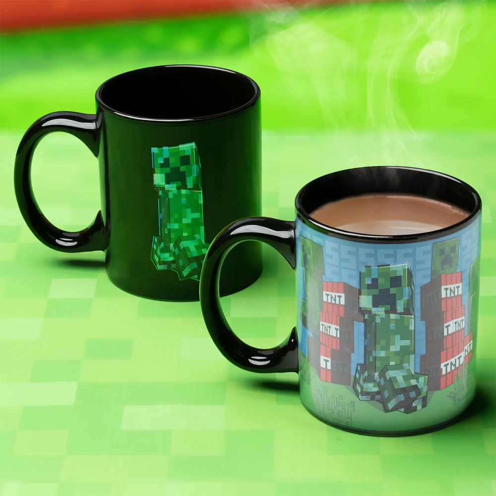Minecraft Creeper Heat Change Mug Bild 1