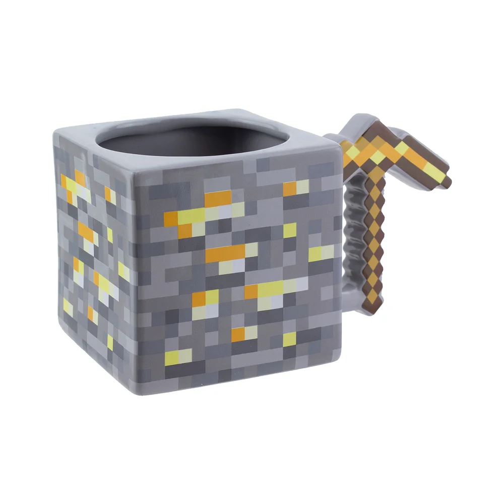 Minecraft Gold Pickaxe Mug Bild 1