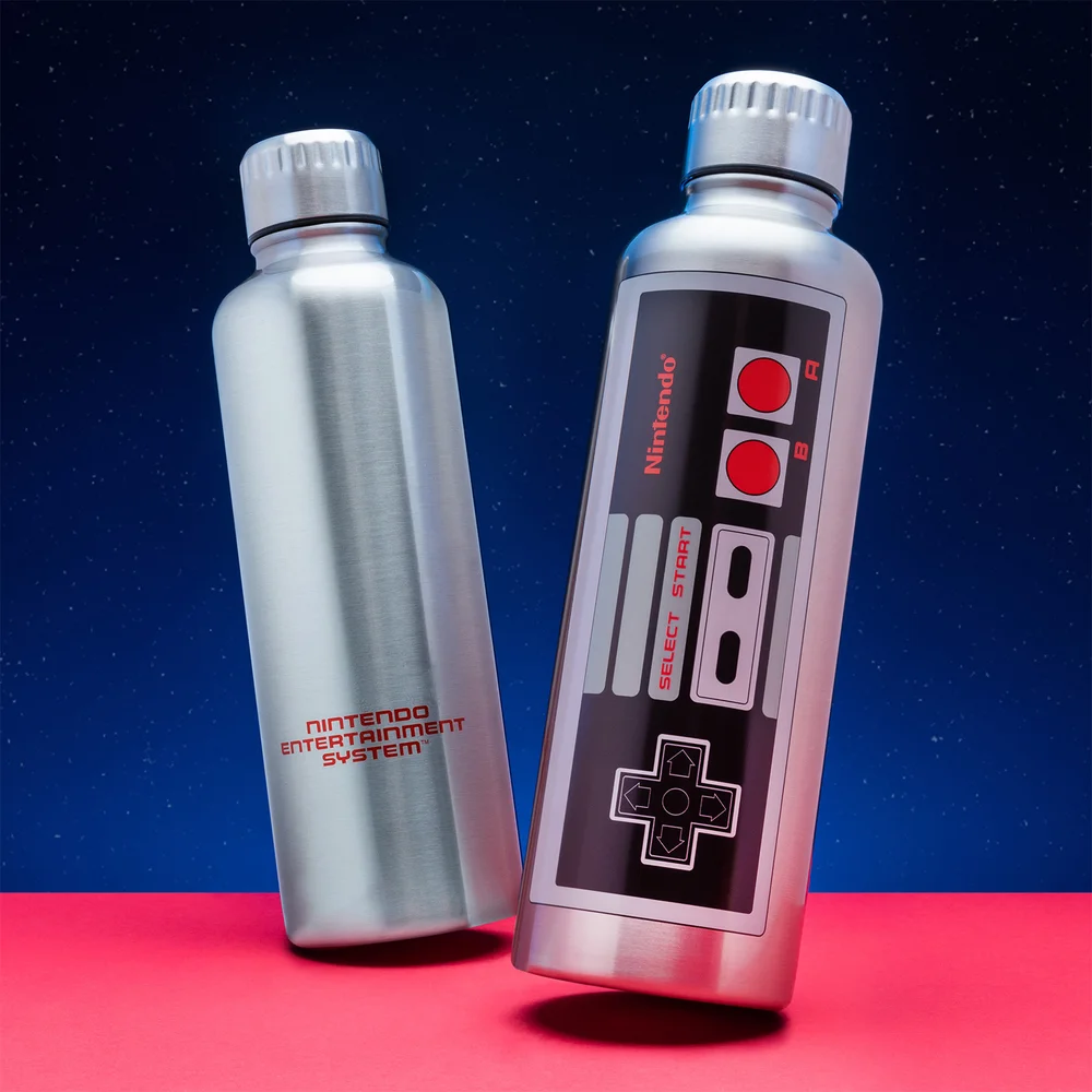 NES Metal Water Bottle Bild 1