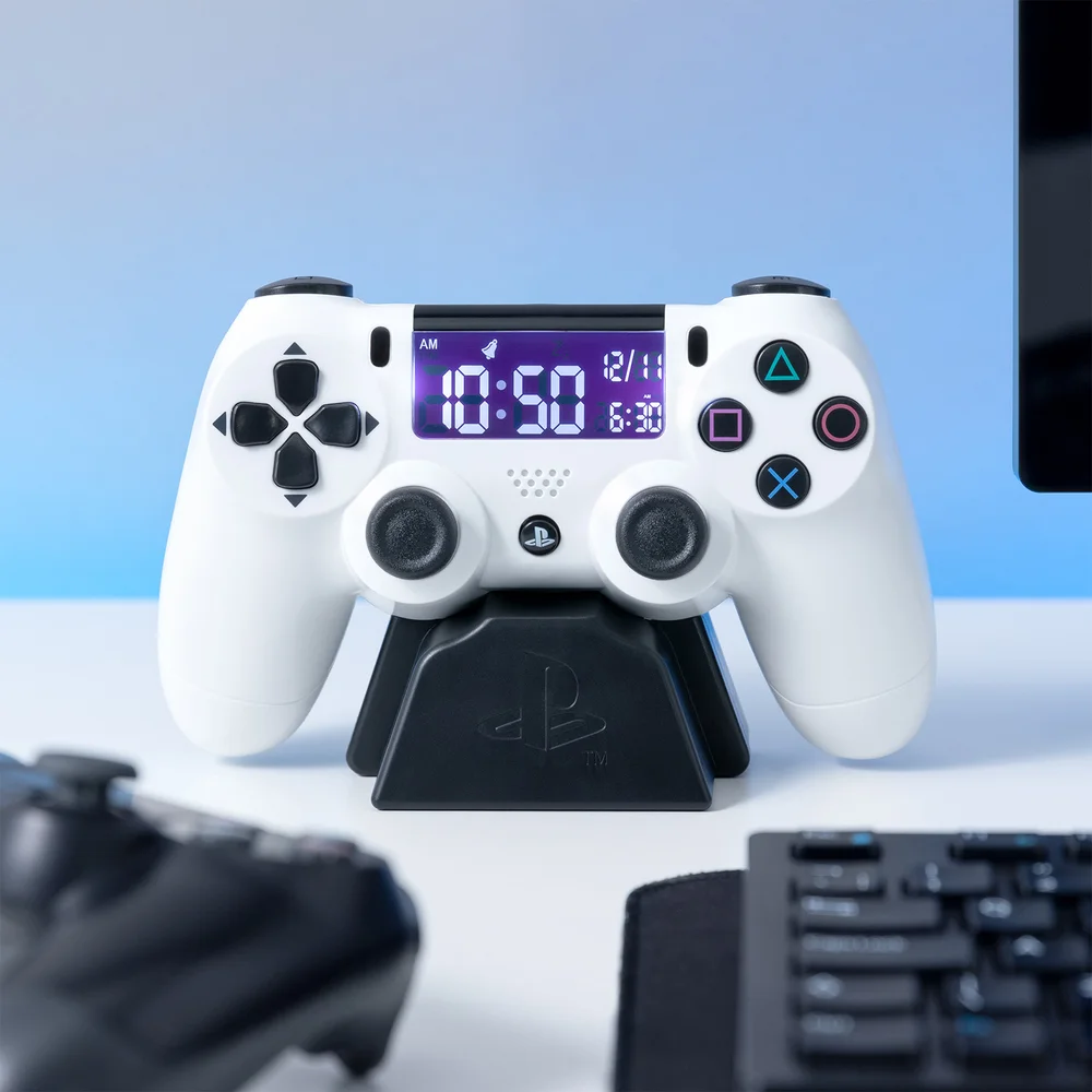 Playstation White Controller Alarm Clock Bild 1