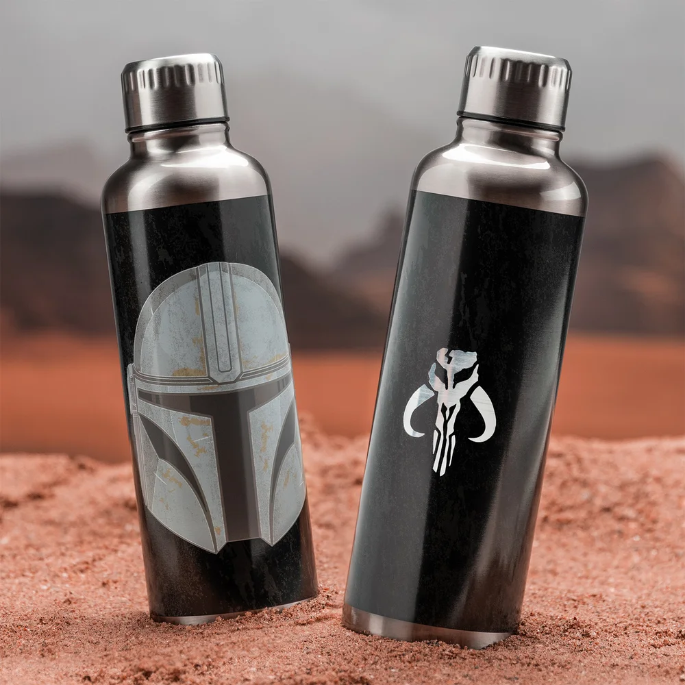 The Mandalorian Metal Water Bottle Bild 1