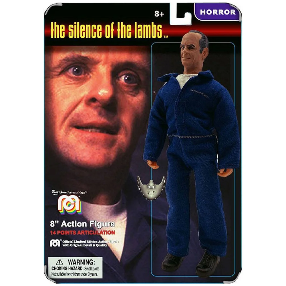 Mego 20 cm Schweigen der Lämmer Hannibal Lecter Actionfigur (Kartenvariante) Bild 1