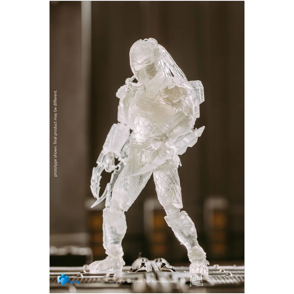 HIYA Toys Alien Vs. Predator Invisible Chopper Predator Exquisite Mini 1:18 Maßstab Figur Bild 1
