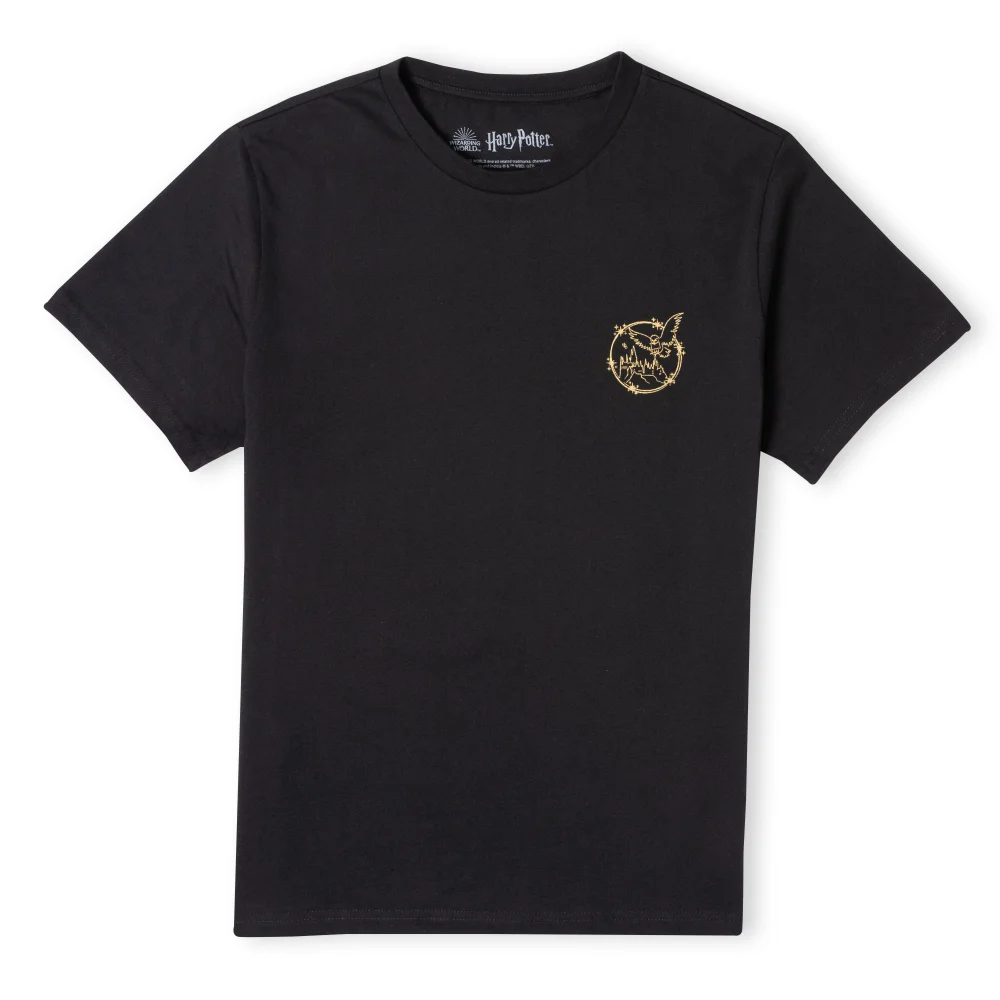 Harry Potter Metallic Pocket Print Women's T-Shirt - Black - M Bild 1
