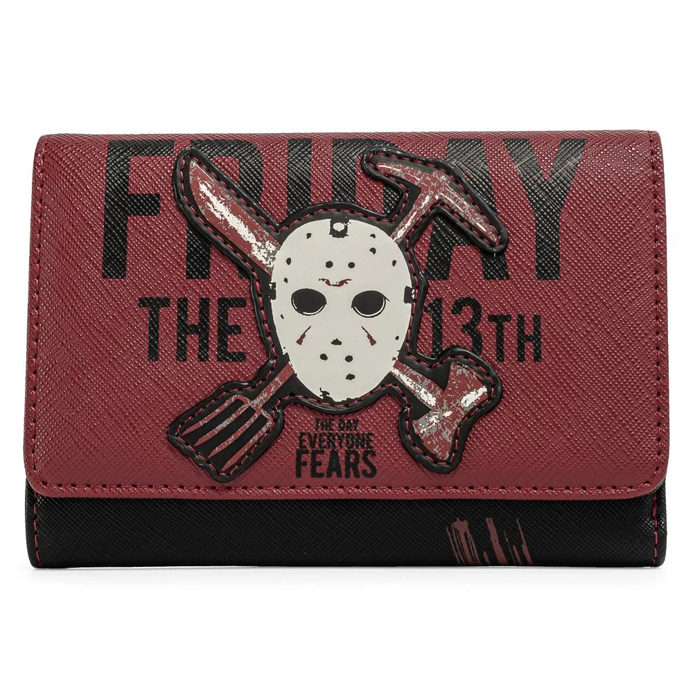 Loungefly Friday The 13th Jason Mask Tri-Fold Wallet Bild 1