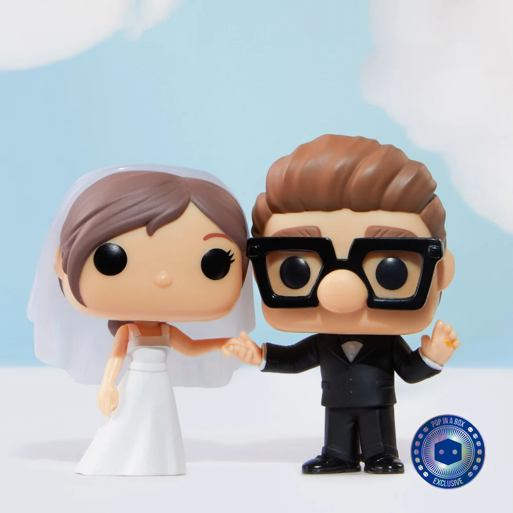 PIAB EXC Disney UP Ellie & Carl Wedding 2-Pack Funko Pop! Vinyl Bild 1