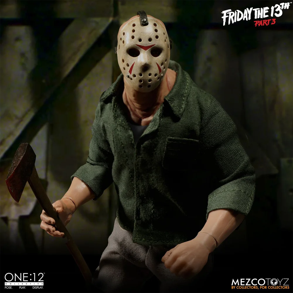 Mezco One:12 Collective Freitag der 13. Teil 3 Jason Voorhees Actionfigur Bild 1