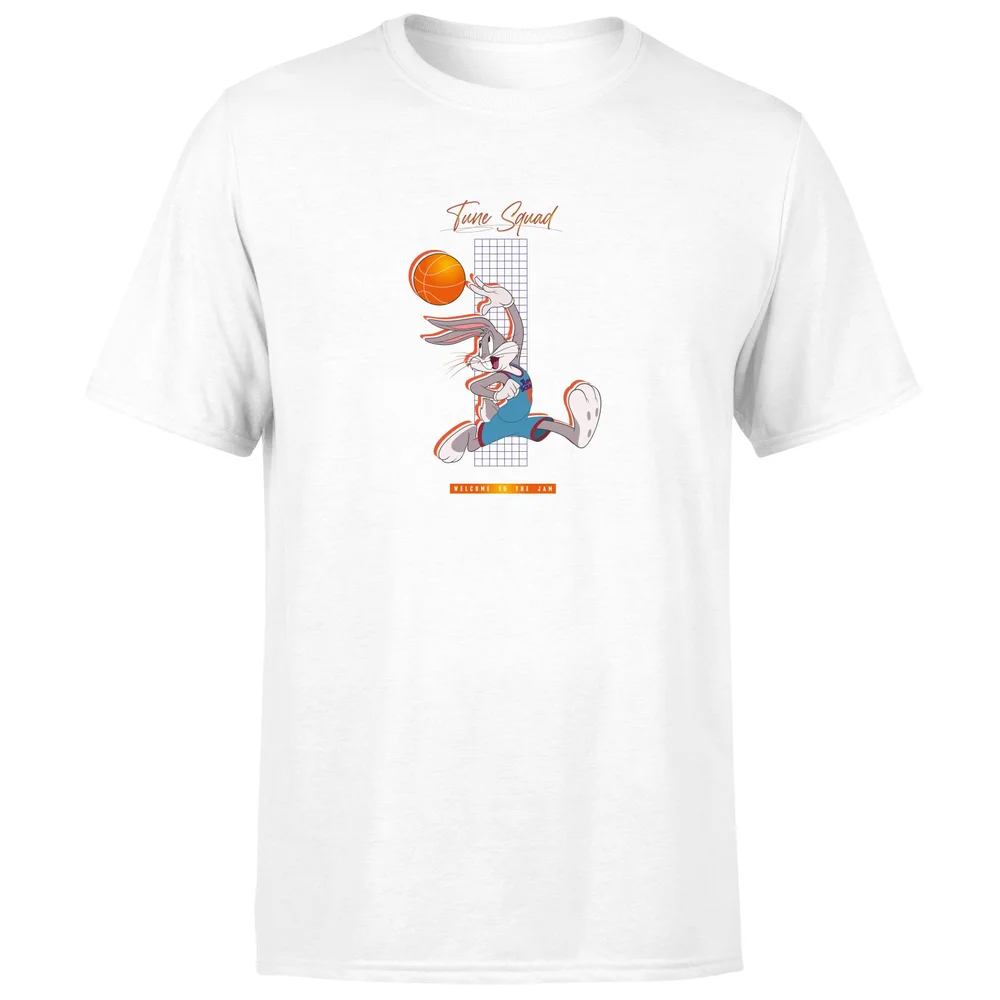 Space Jam Bugs Bunny Basketball Unisex T-Shirt - White - S Bild 1