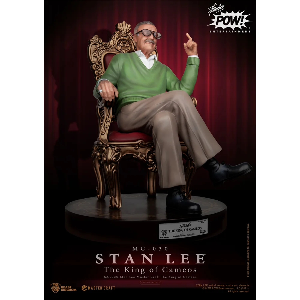 Beast Kingdom Stan Lee The Master Of Cameos Master Craft Figur Bild 1