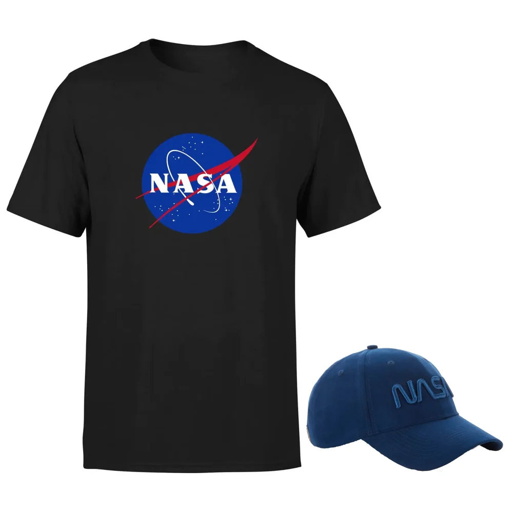 NASA Navy Cap & Nasa T-Shirt Bundle - Herren - S Bild 1