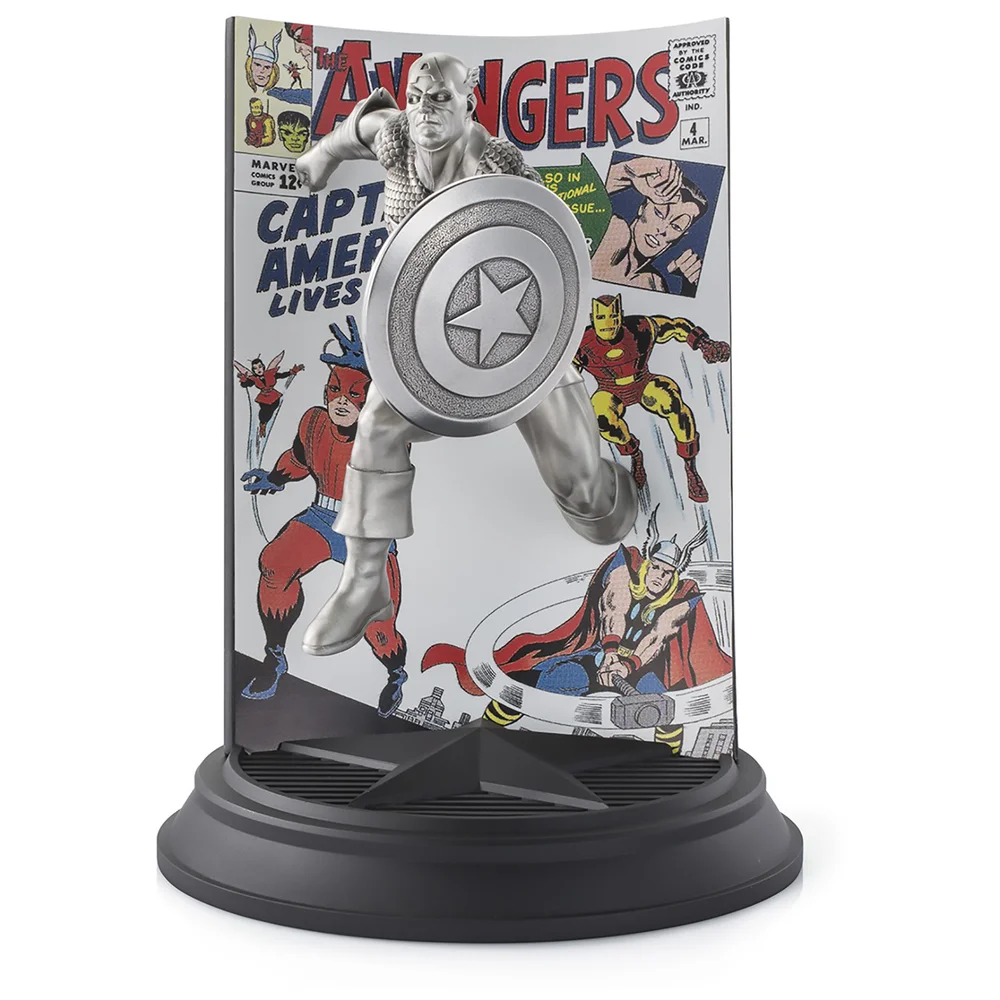 Royal Selangor Limited Edition Marvel Captain America The Avengers #4 Pewter Statue Bild 1