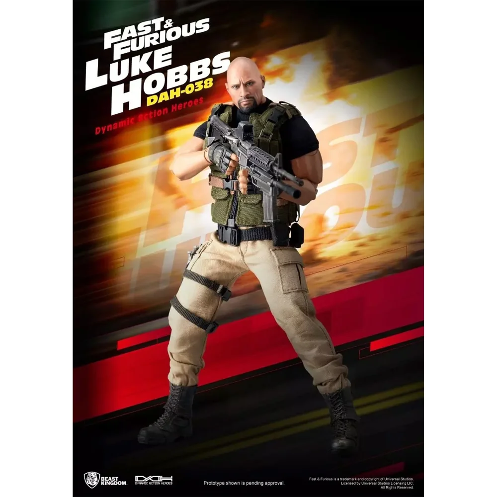 Beast Kingdom Fast & Furious Dynamic 8ction Heroes Figure - Luke Hobbs Bild 1