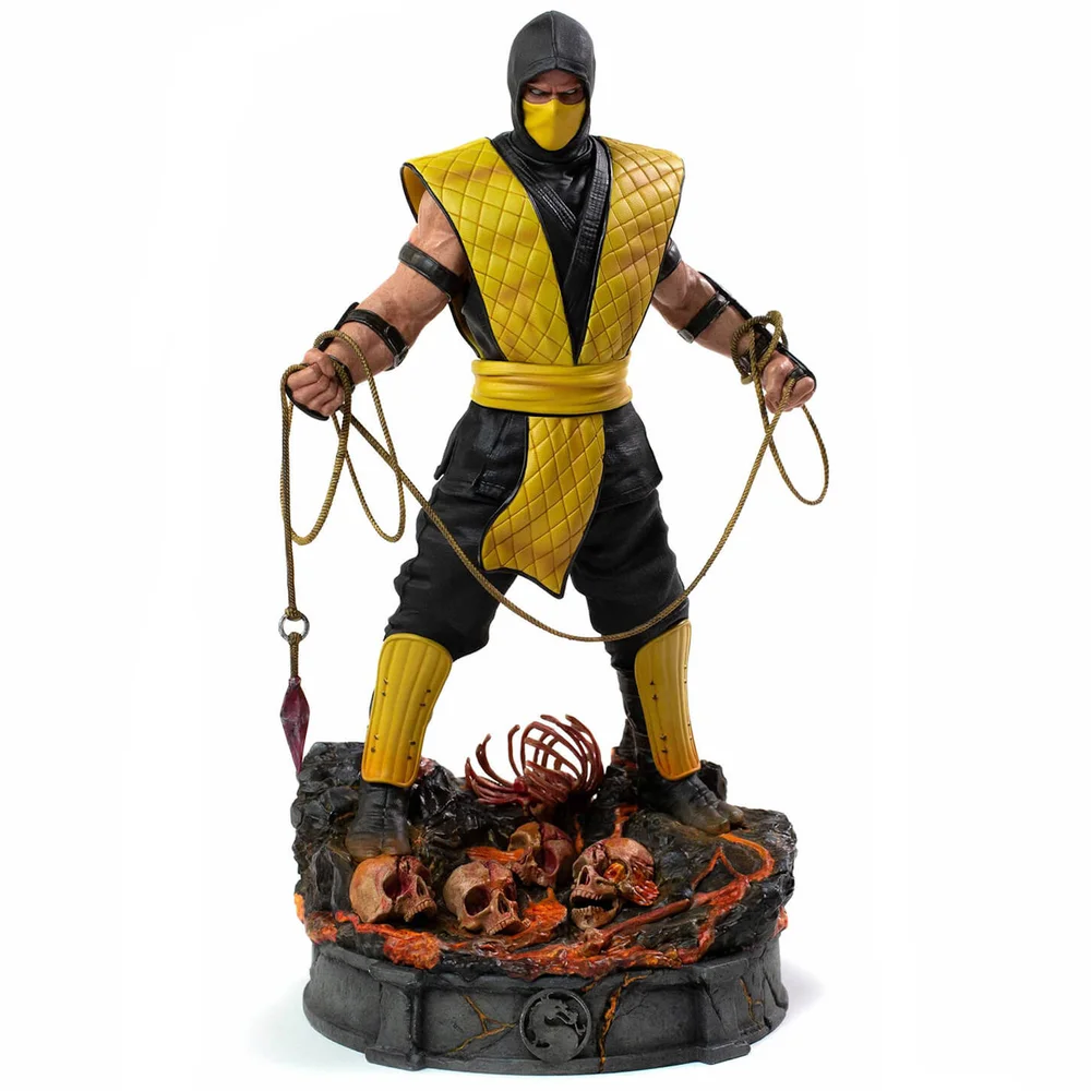 Iron Studios Mortal Kombat Art Scorpion-Figur im Maßstab 1:10, 22 cm Bild 1