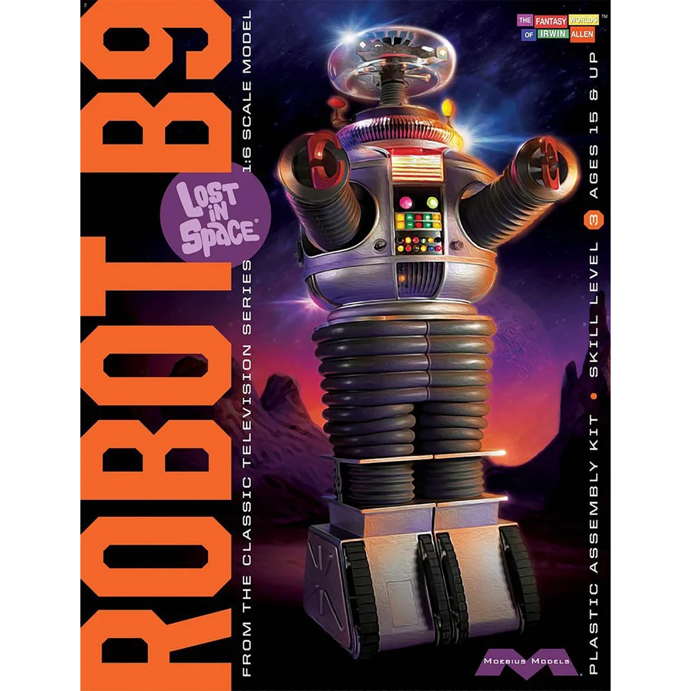 1:6 B9 Roboter Lost in Space - Plastikmodellbausatz Bild 1