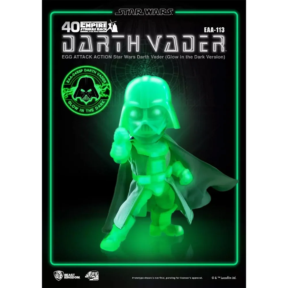 Beast Kingdom The Empire Strikes Back Egg Attack Actionfigur - Darth Vader (Glow In The Dark Version) Bild 1