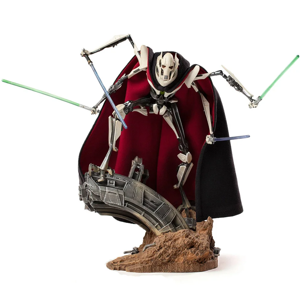 Iron Studios Star Wars Deluxe BDS Art Figur im Maßstab 1:10 General Grievous 33 cm Bild 1
