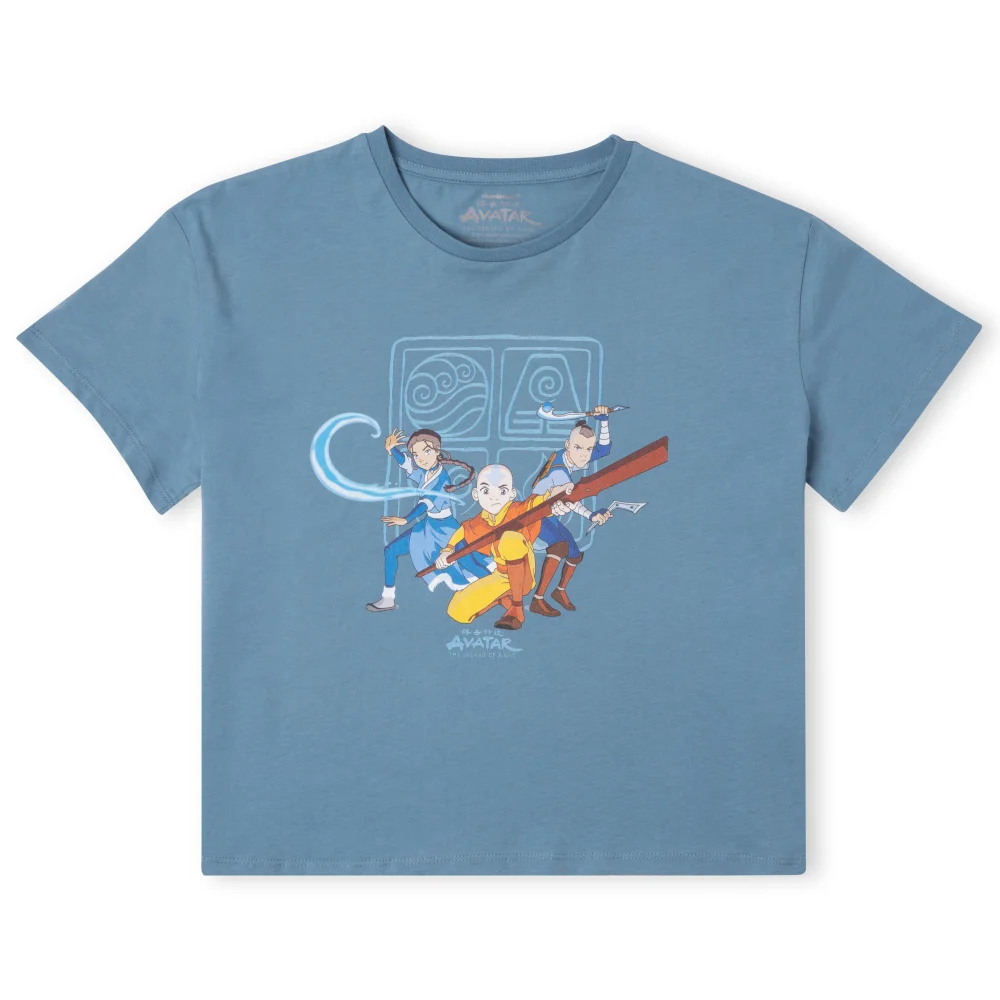 Avatar I Believe Aang Can Save The World Women's Cropped T-Shirt - Teal - XS Bild 1