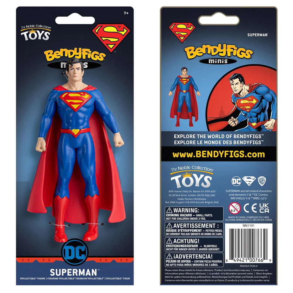 Edle Sammlung DC Comics Superman Mini Bendyfig 5,5 Zoll Bild 1