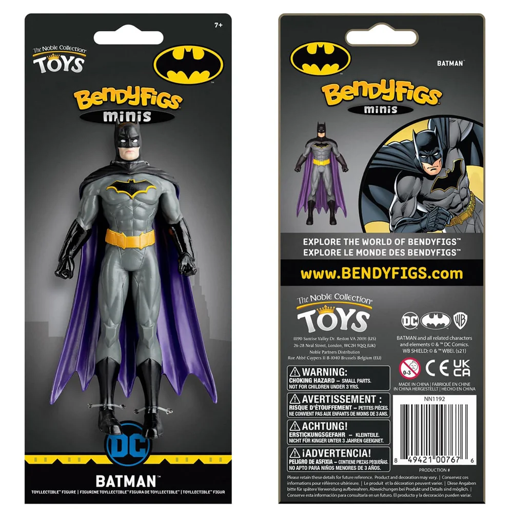 Noble Collection DC Comics Batman Mini Bendyfig 5.5 Inches Bild 1