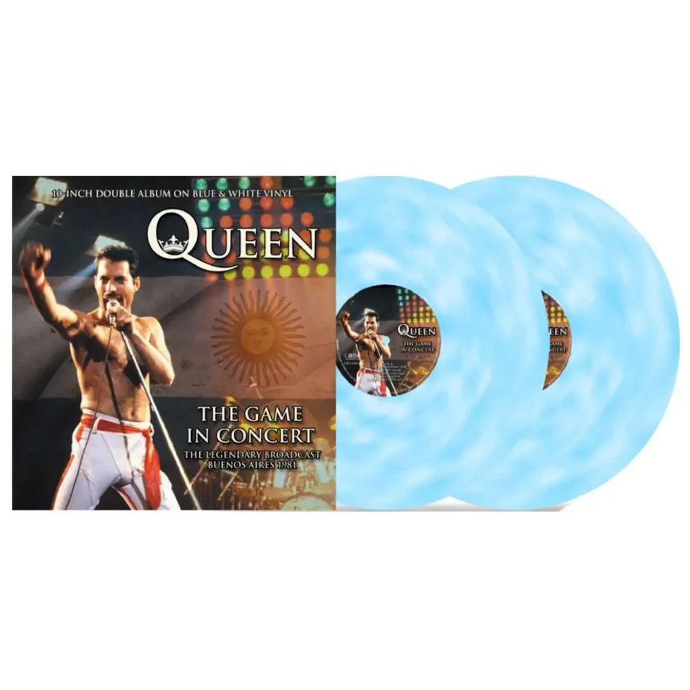 Queen - The Game In Concert (Blau & Weiß Vinyl) 2x10" Bild 1