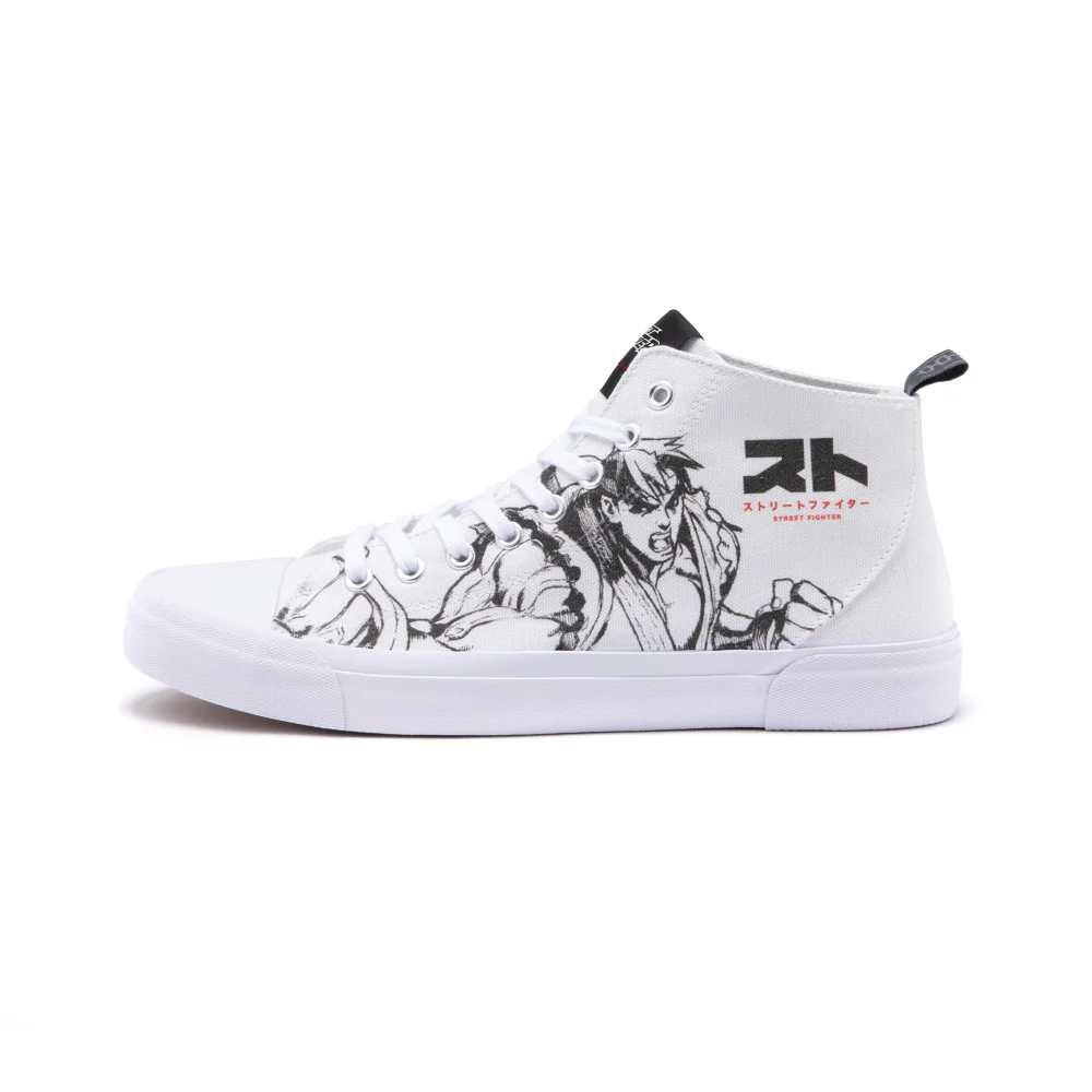 Akedo x Street Fighter High Top - White - UK5 / EU38 Bild 1