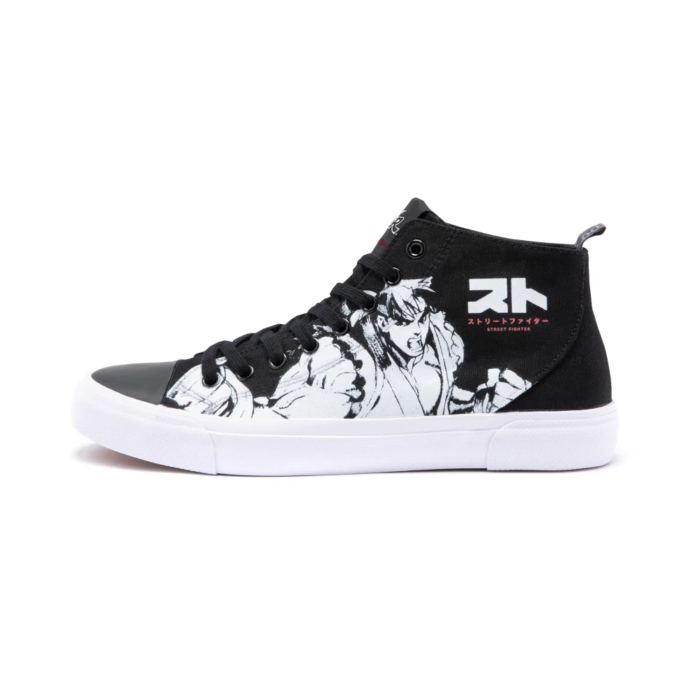 Akedo x Street Fighter High Top - Black - UK3 / EU35.5 Bild 1