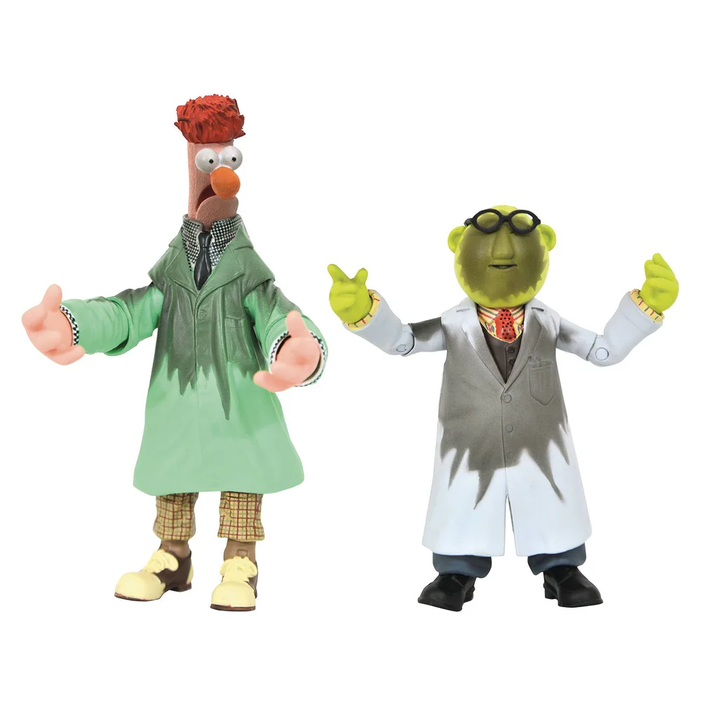 Diamond Select Muppets Dr. Bunsen Honeydew & Beaker Deluxe Action Figure Set (SDCC 2021 Exclusive) Bild 1