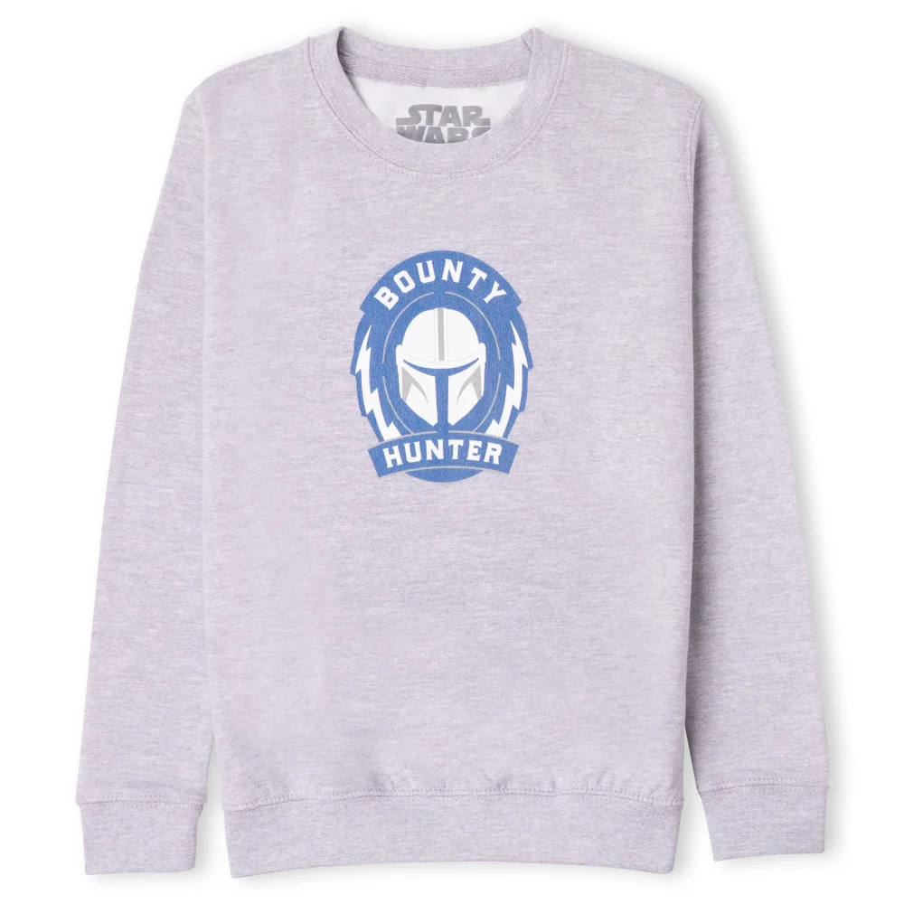 Star Wars The Mandalorian Bounty Hunter Kids' Sweatshirt - Grey - 3-4 Jahre Bild 1
