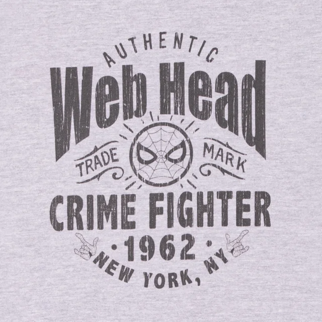 Marvel Web Head Crime Fighter Kids' Sweatshirt - Grey