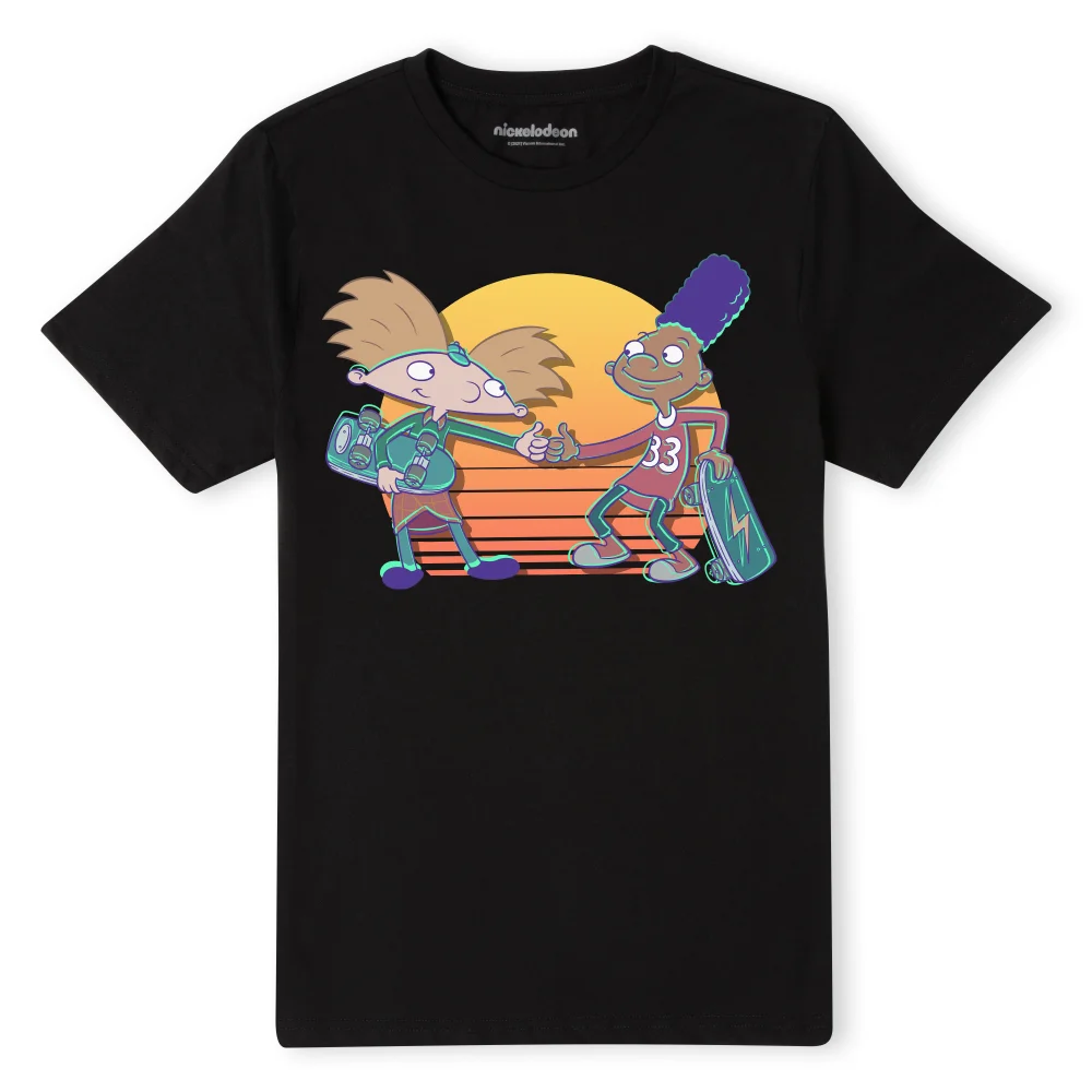 Nickelodeon Hey Arnold Buddies Unisex T-Shirt - Black - S Bild 1