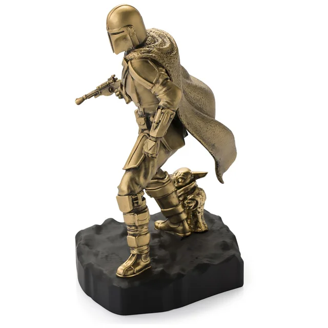 Royal Selangor Star Wars Limited Edition Gilt Mandalorian Figurine