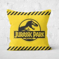 Jurassic Park Tape Square Cushion - undefined undefined