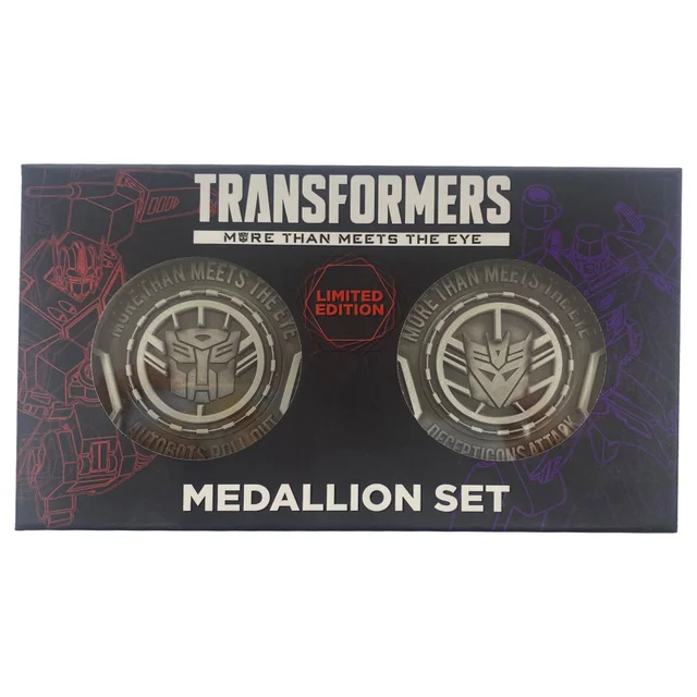 Fanattik Transformers Limited Edition Medaillon-Set