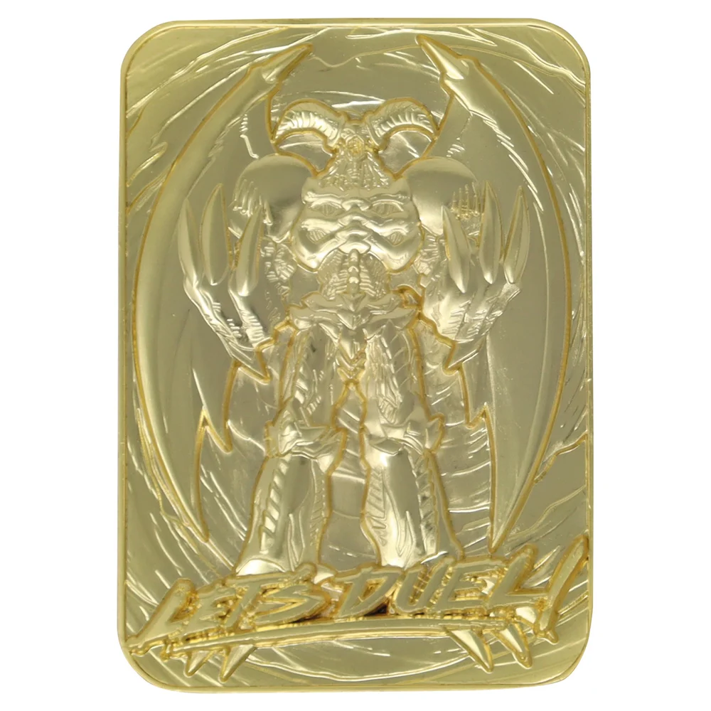 Fanattik Yu-Gi-Oh! Summoned Skull 24K Gold Plated Limited Edition Collectible Metal Card Bild 1