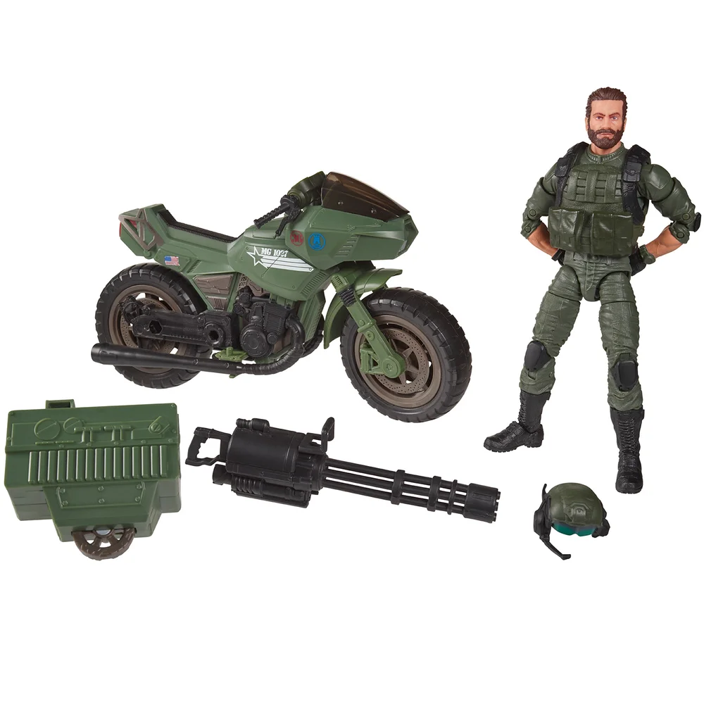 Hasbro G.I. Joe Classified Series Alvin “Breaker” Kinney with RAM Cycle Bild 1