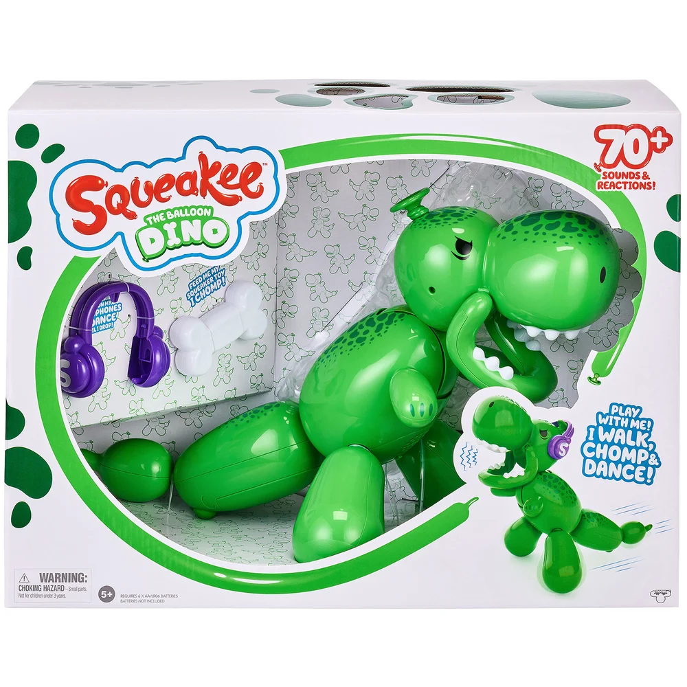 Squeakee The Balloon Dino Bild 1
